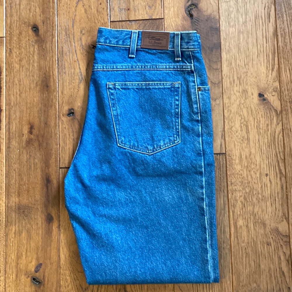 LL Bean Double L natural fit jeans size 34 32 NWOT